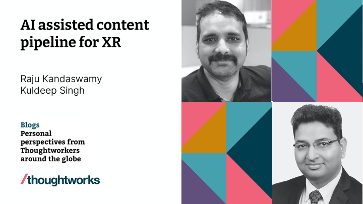 medium.com - Kuldeep Singh - AI-Assisted Content Generation Pipeline for XR