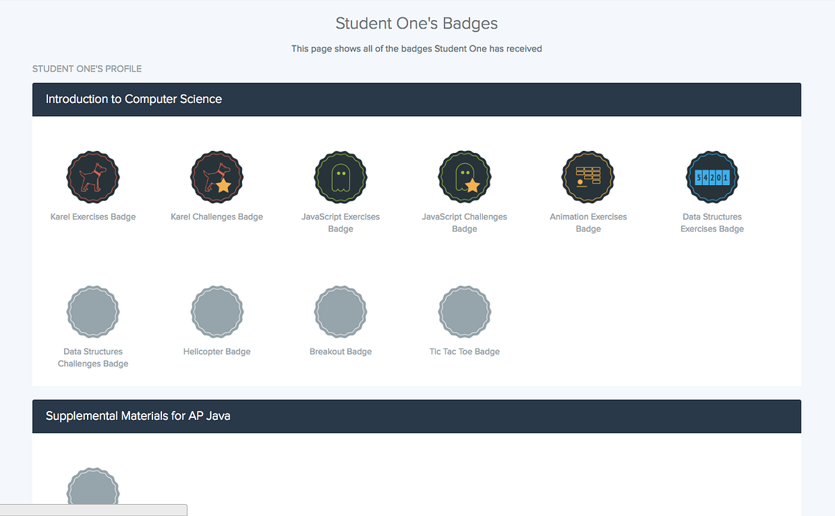 Award Your Own Badges on CodeHS. We’re excited to tell you about a new