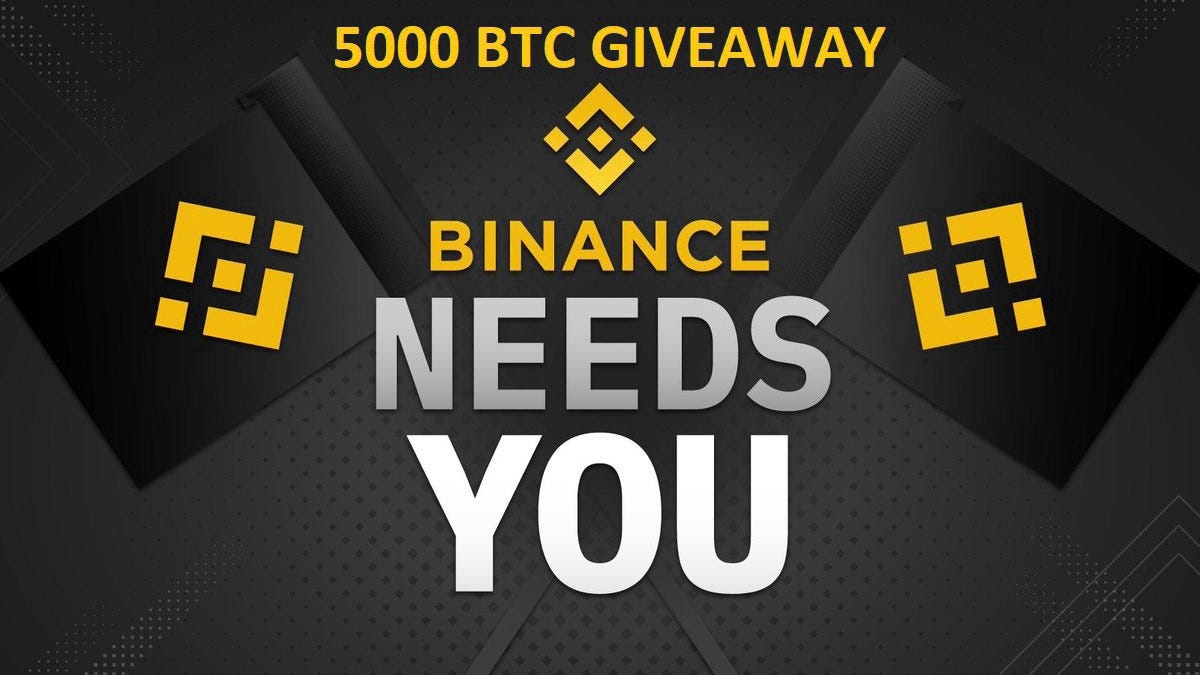 binance competition - 5000 btc giveaway