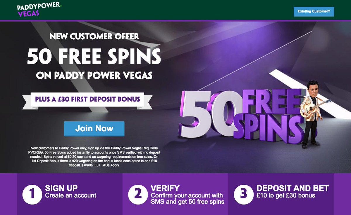 Free spins new customer no deposit account