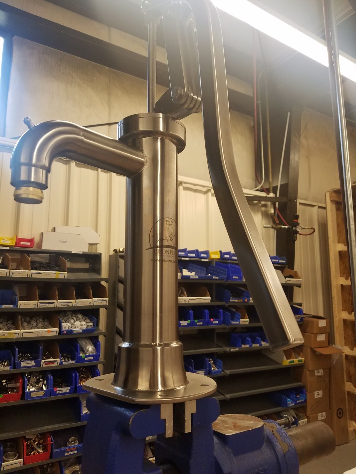 Bison Pumps Stainless Steel Shallow Well Emergency Manual Water Hand