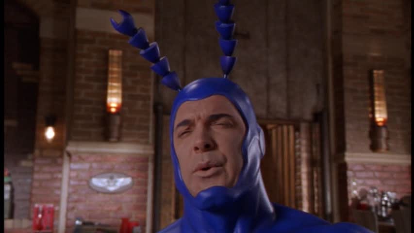 Pick Of The Week Patrick Warburton Is The Tick 2001 By Austin Vashaw Cinapse