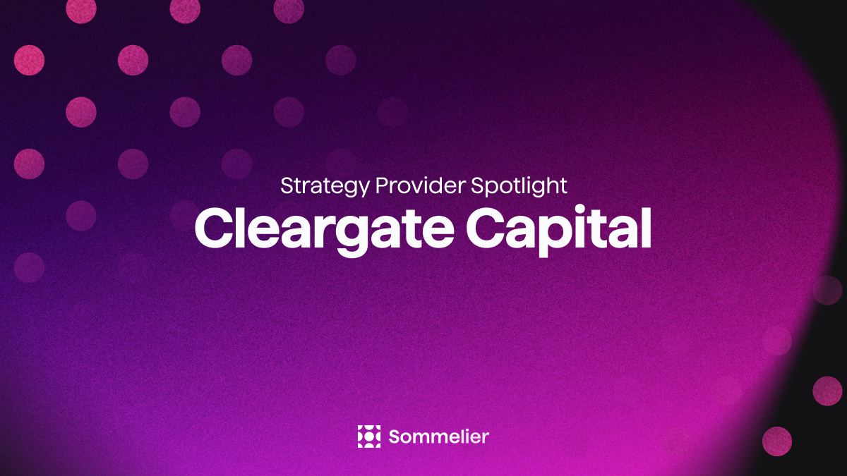 Strategy Provider Spotlight: ClearGate | by Sommelier Finance | Nov ...