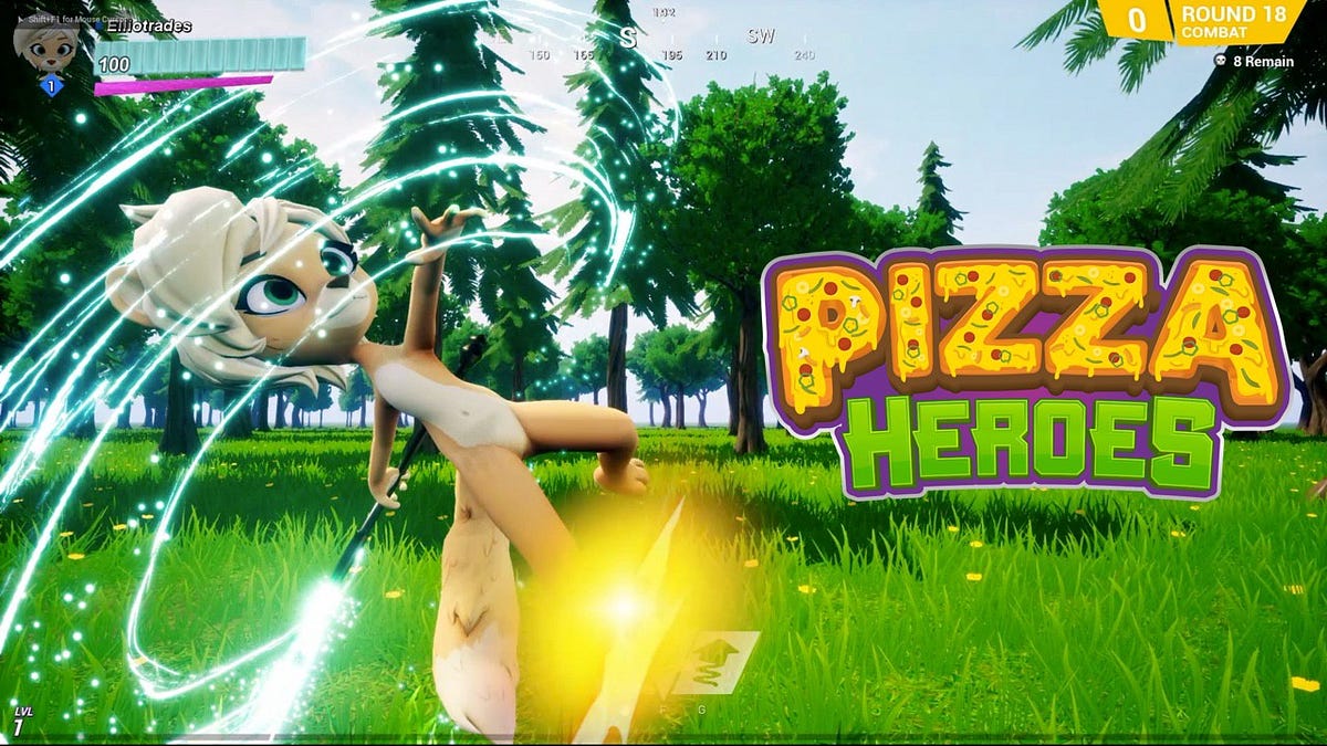 Pizza Heroes first 3D action game on Tron blockchain