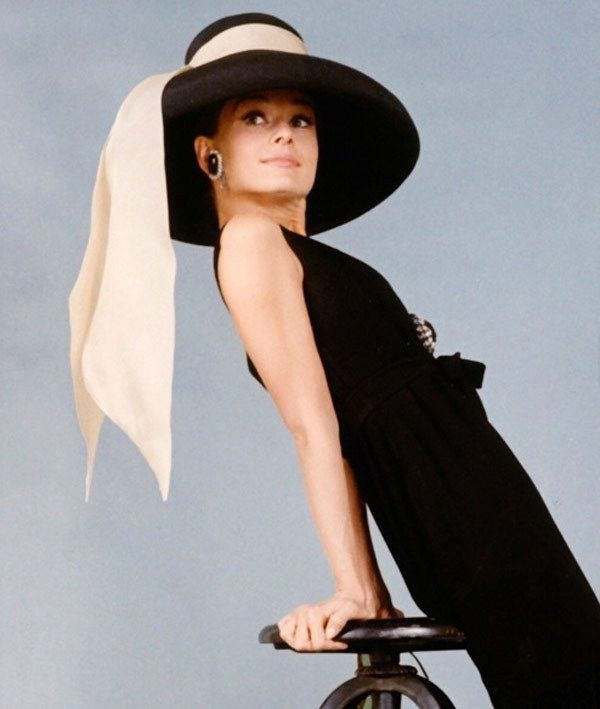 breakfast at tiffany's hat with scarf