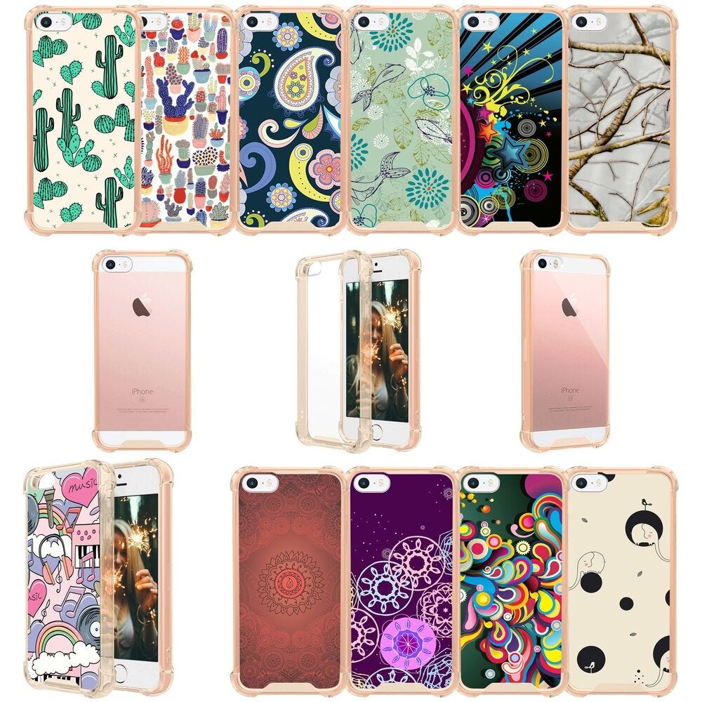 For Apple Iphone 5se Iphone 5s Iphone 5 Gold Bumper Tpu Case Patterns By Miniturtle Inc Medium