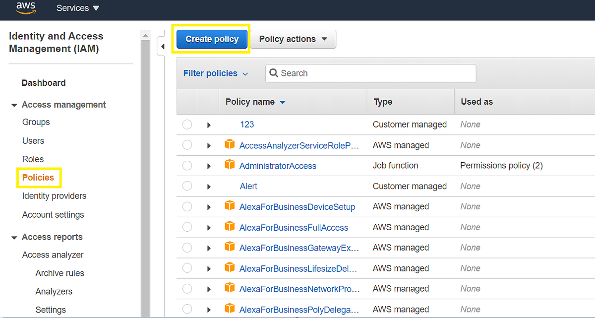 IAM Policy to access only Particular S3 bucket Arkrgd Medium