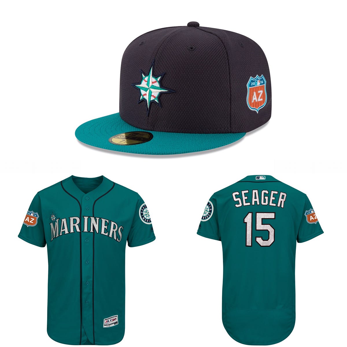 Mariners To Wear New Spring Training Uniforms by Mariners PR From