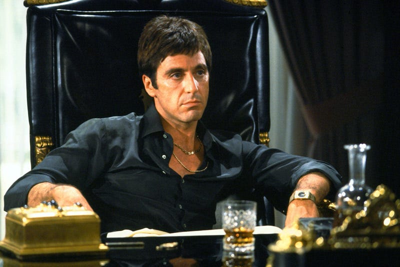 Scarface — The Rise and Fall of Tony Montana | by Nikita Kazakov |  BasicDrop | Medium