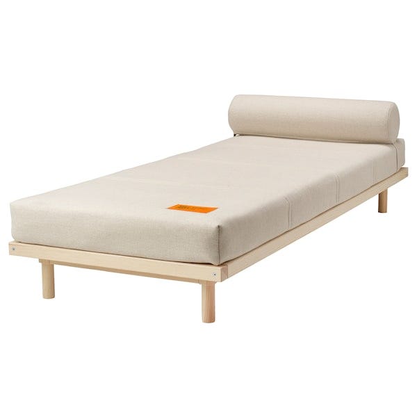 Virgil Abloh’s Ikea daybed inspired by the famous Barcelona couch.