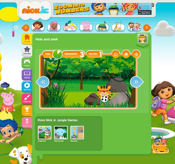 Nick Jr UK characters - Wedgienet - Medium