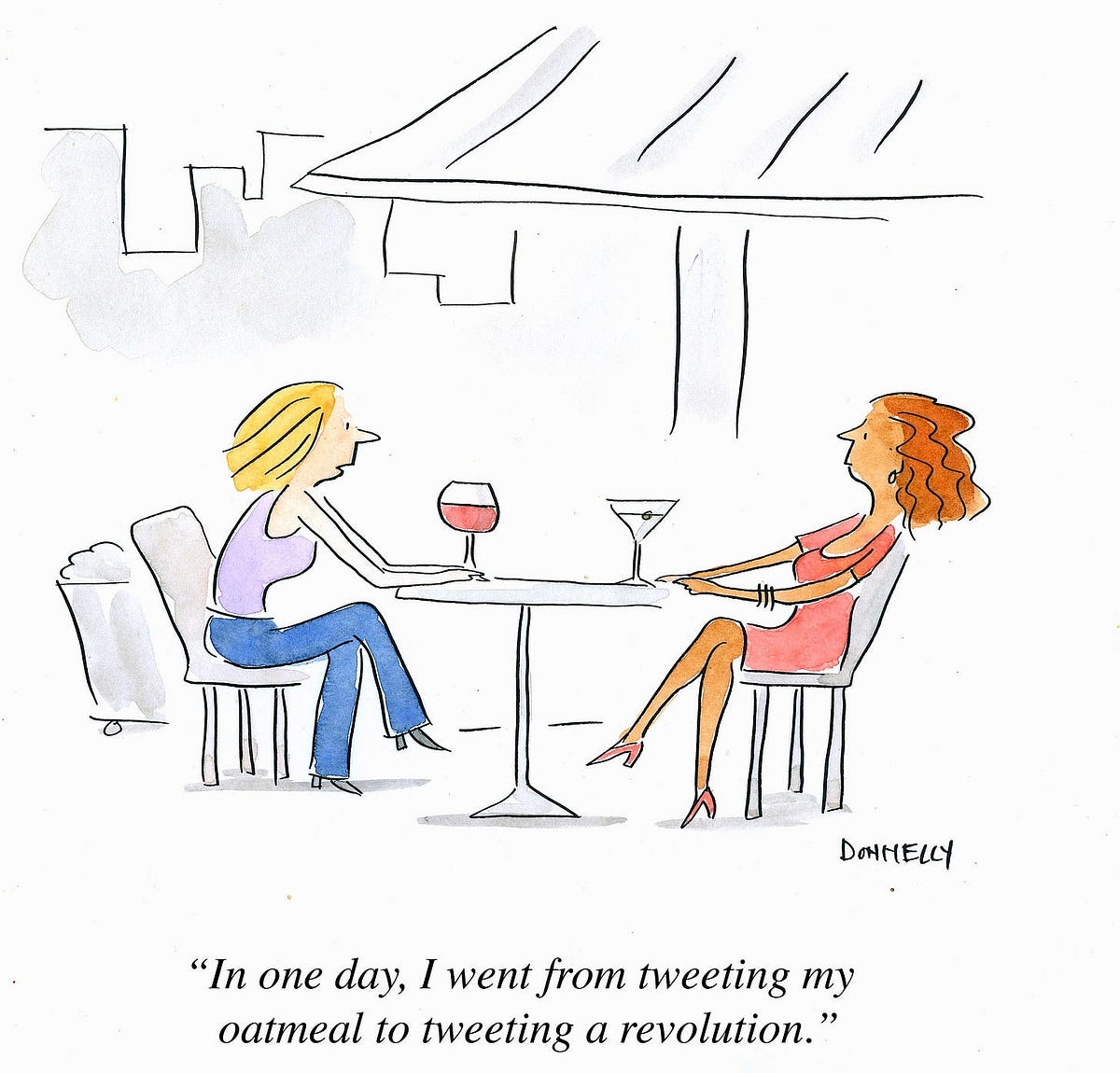 What's Funny About Twitter?. Cartoons and thoughts about the little… | by Liza Donnelly | Nov, 2022 - Vimarsana News