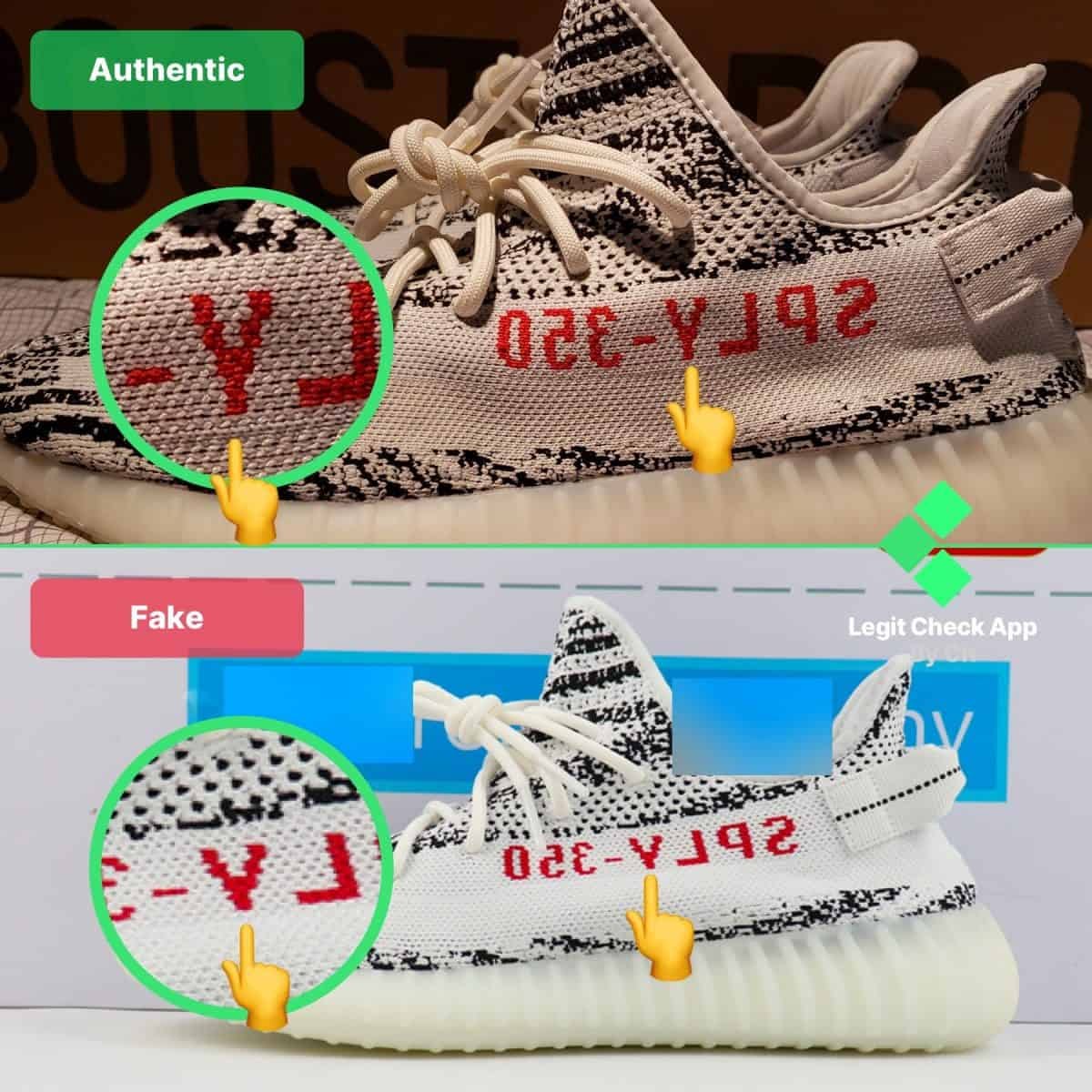 sply 350 fake vs realLimited Special 