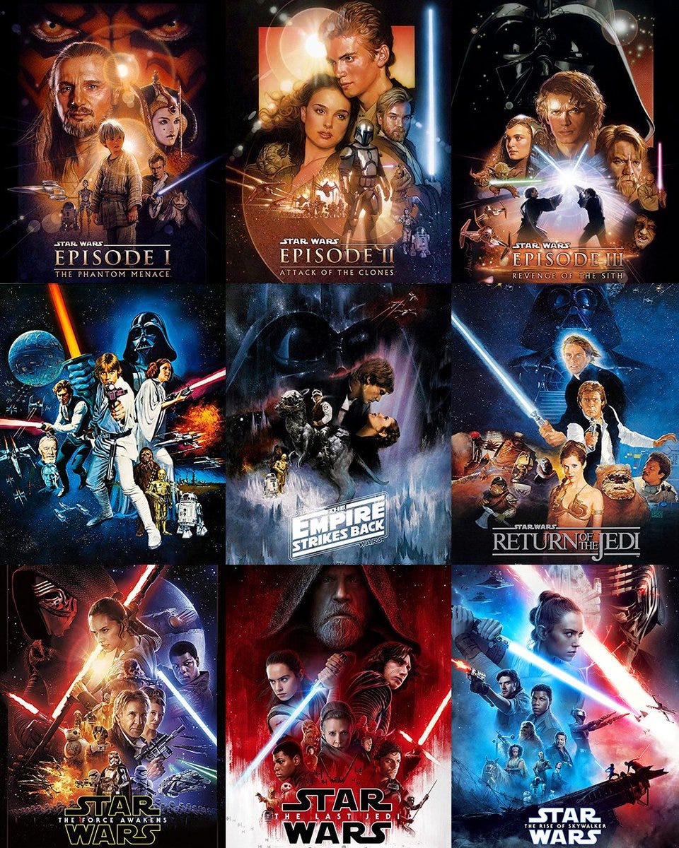 star wars all movies collection