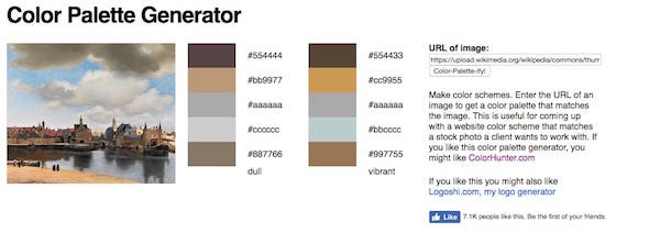 Farbpaletten Generatoren Im Netz In Seinem Artikel Color Palettes By Jorg Kantel Medium