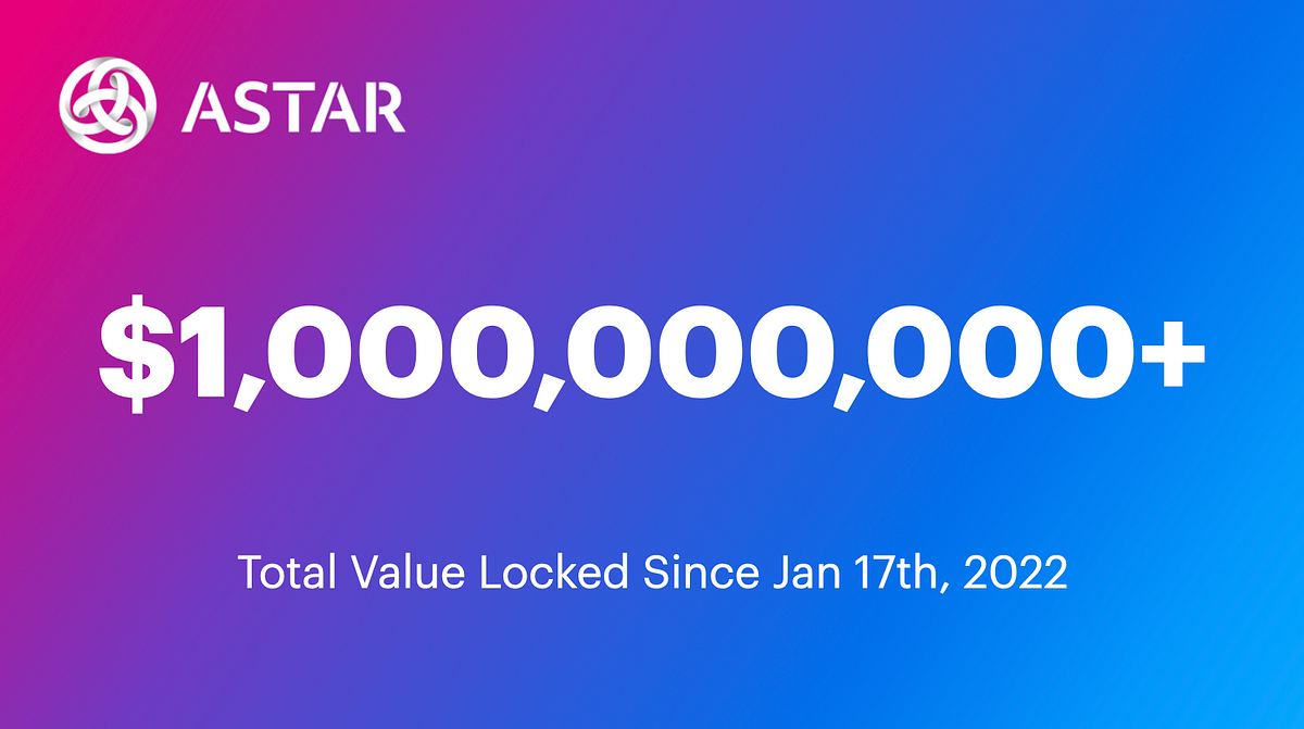 Celebrating $1B Astar TVL!