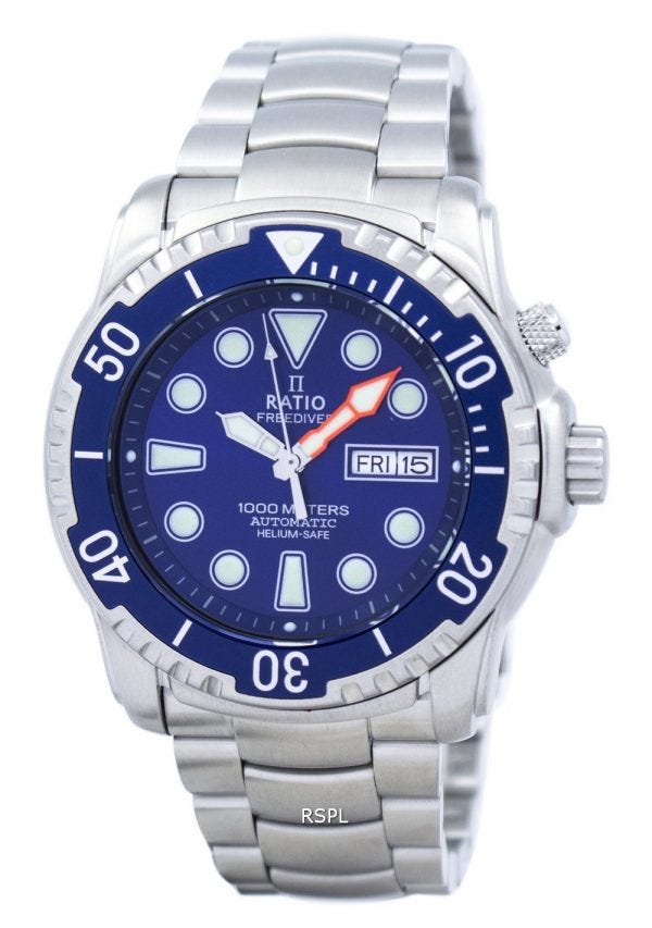 Ratio II Free Diver HeliumSafe 1000M Automatic 1068HA9634VA01 Men’s Watch A Milestone Beyond