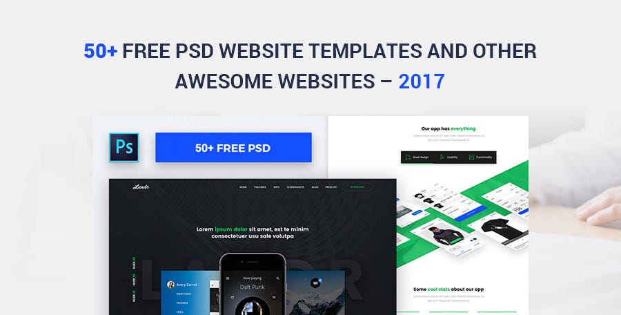 50 Free Psd Website Templates For Corporate Education Lms Blog Portfolio And Other Awesome Websites 2017 By Parvez Akther Themexpert Medium