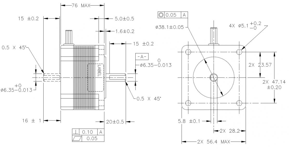 The Meaning Of NEMA Sizes Step Motors Are Categorized By Frame By 
