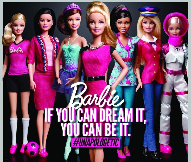 barbie slogan