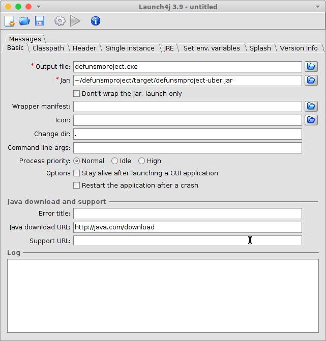 Java launch4j for mac