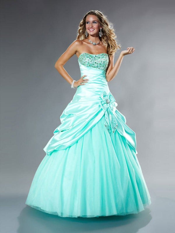 prom dresses for medium size