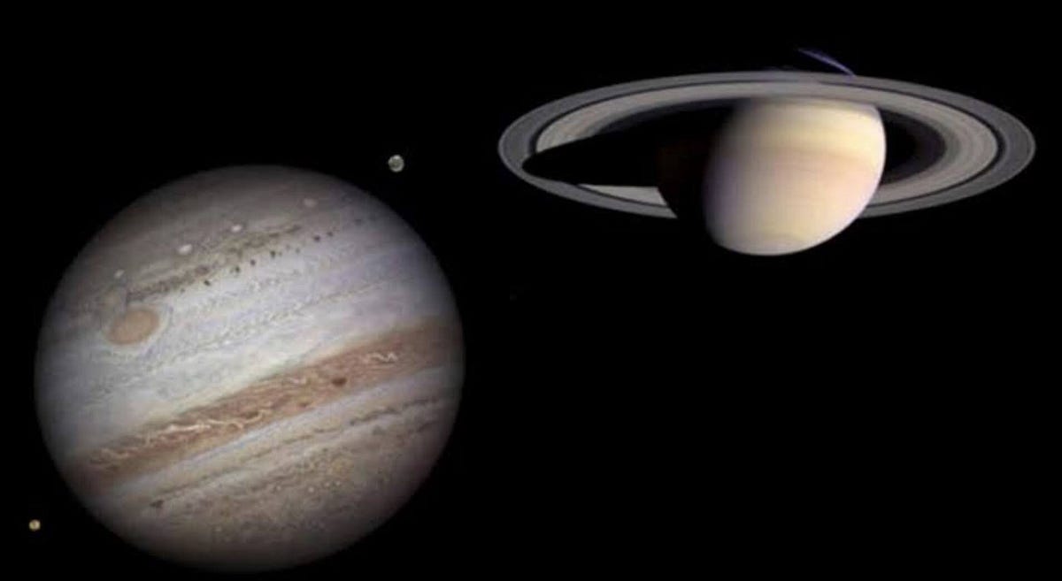 Double Transit of Jupiter and Saturn and role of Ashtakvarga by