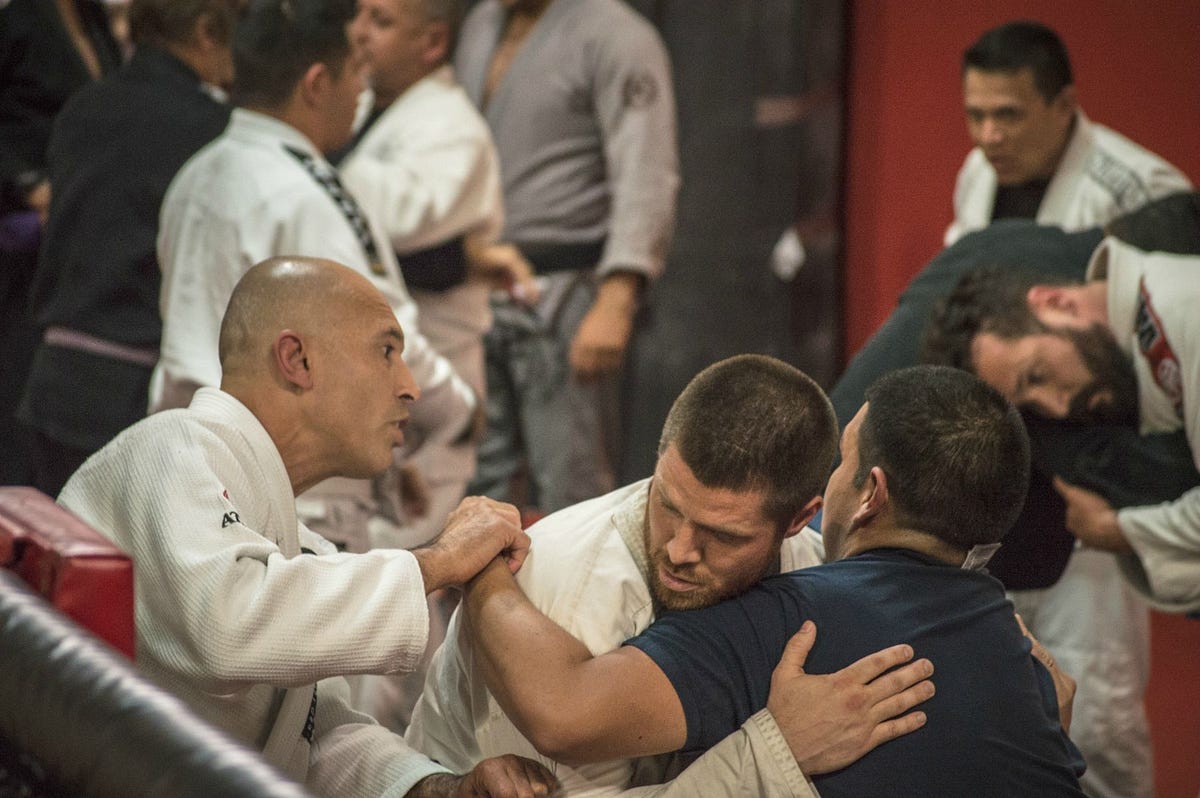 UFC Brazilian Jiu Jitsu Fighter Royce Gracie at Millennia MMA Gym in