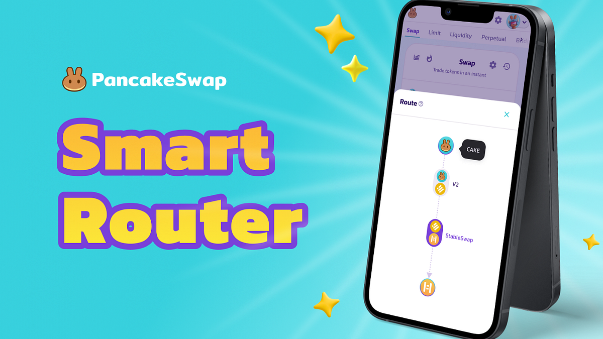 Presentamos Smart Router en PancakeSwap disfrute del mejor precio