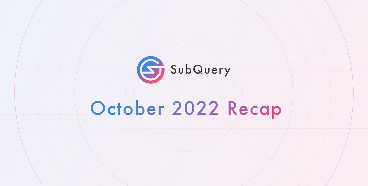 October 2022 Monthly Recap