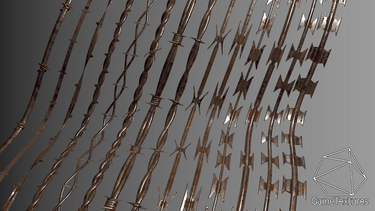How To Build A Game-Ready Barbed Wire Fence in Blender | by Mike Haggerty |  GameTextures | Medium
