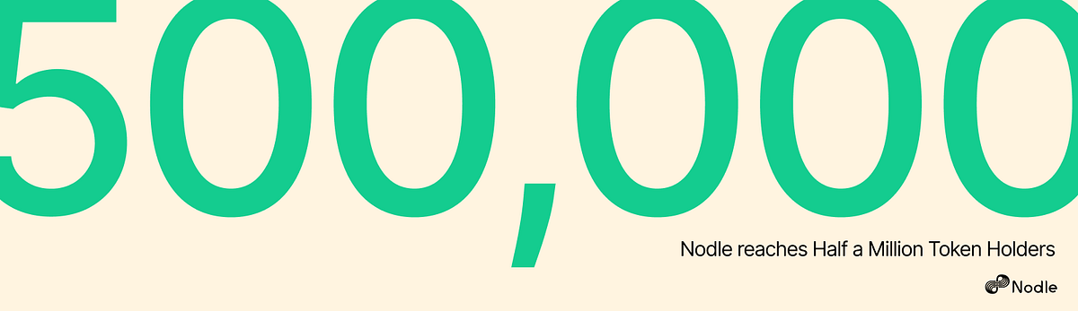 Nodle Reaches Half a Million Token Holders as Web3 Goes Mobile