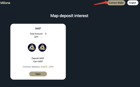 How to Participate in Milione DeFi and earn “MAP”