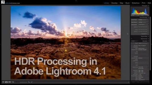 Hdr Processing In Adobe Lightroom 4 1 By Philippe Dame Learning Dslr