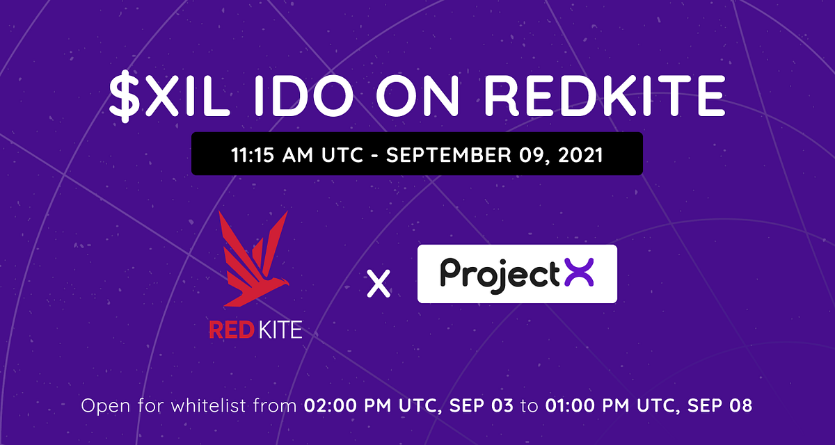 IDO Whitelist Announcement for ProjectX on the Red Kite launchpad!