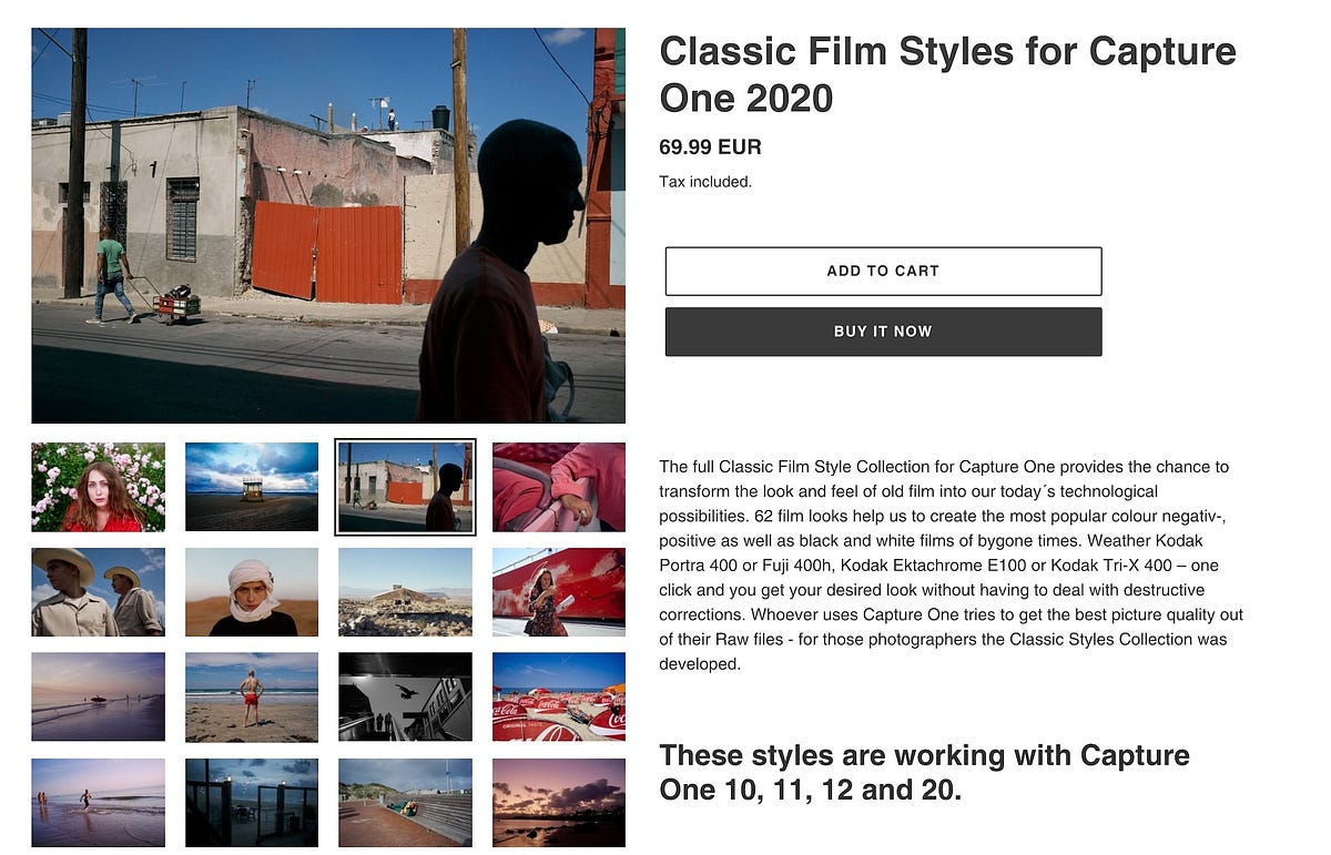 capture one presets capture one presets