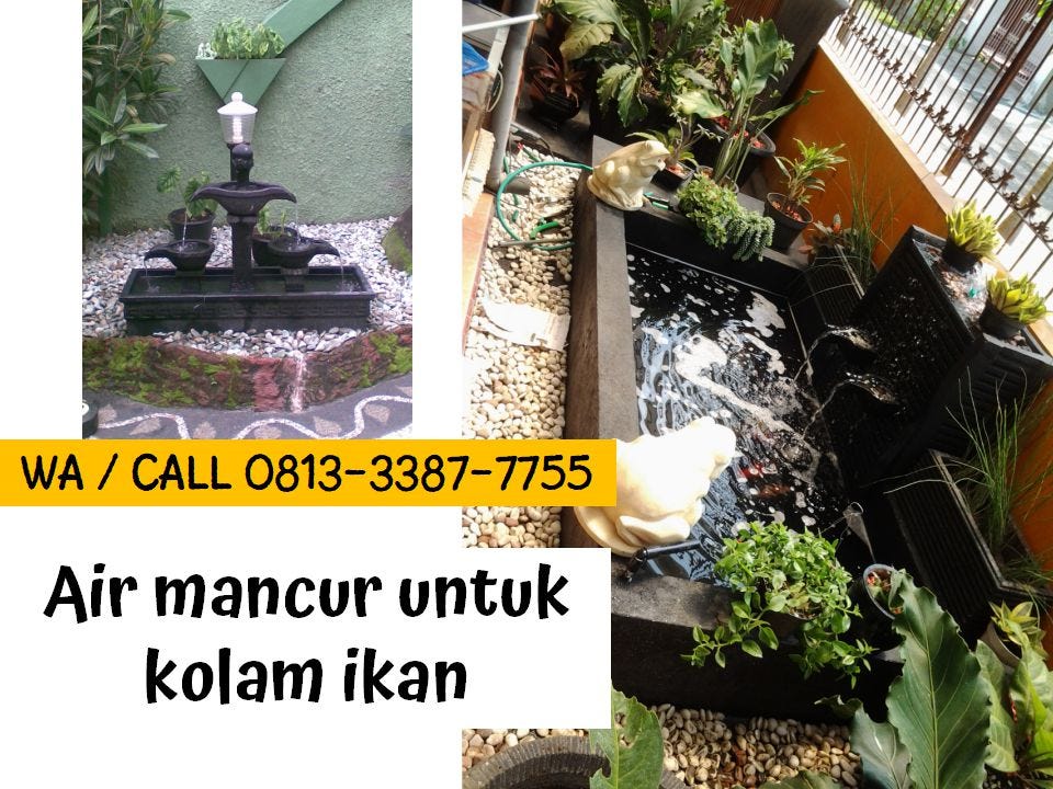 Jual Air Mancur Taman Dan Kolam Ikan Air Terjun Mini Siap