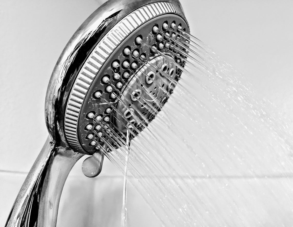 A chance of showers.. The idea of taking a shower while still… by A