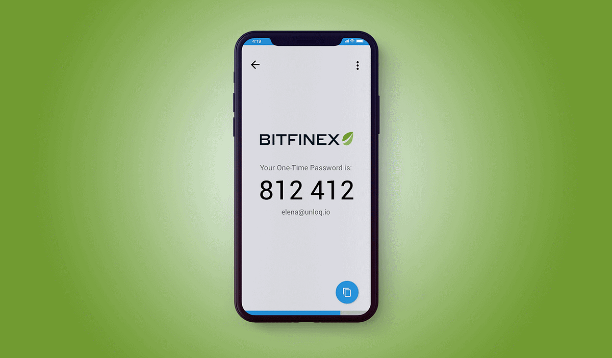 How To Add Two Factor Authentication 2FA To Bitfinex By UNLOQ