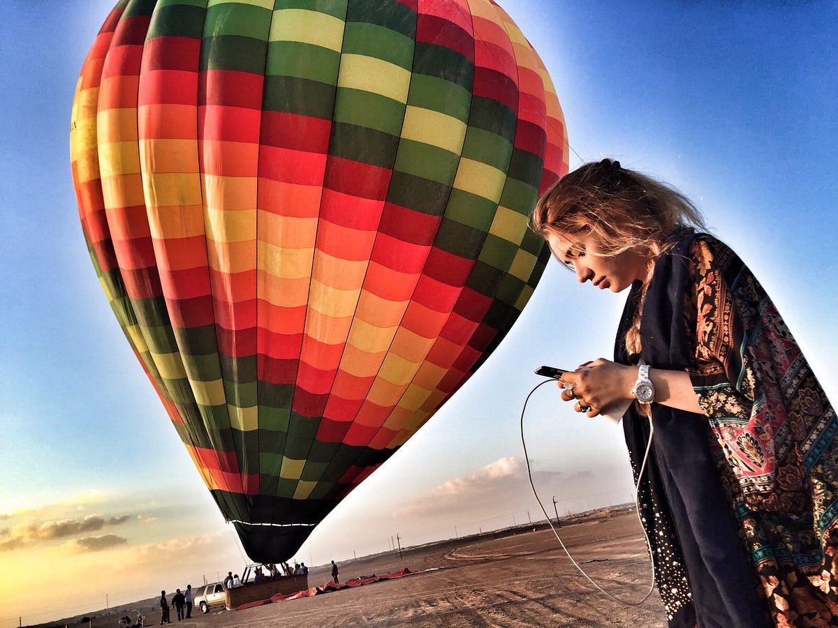 A hot air balloon ride. Is that on your bucket list? by Sindbad Gulf