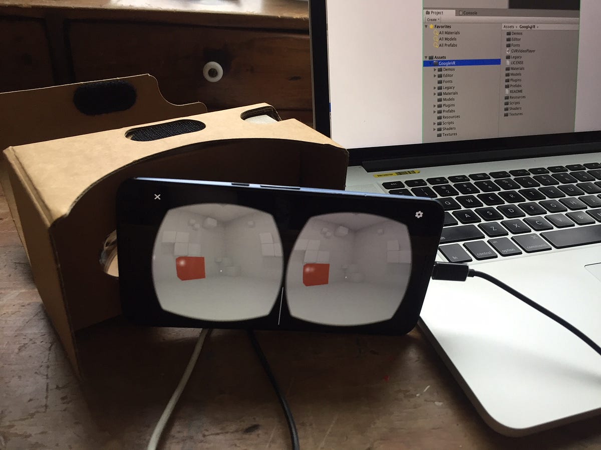 How to run the Android Google VR demo in Unity using Cardboard on a mac |  by Lucy Carpenter | Medium