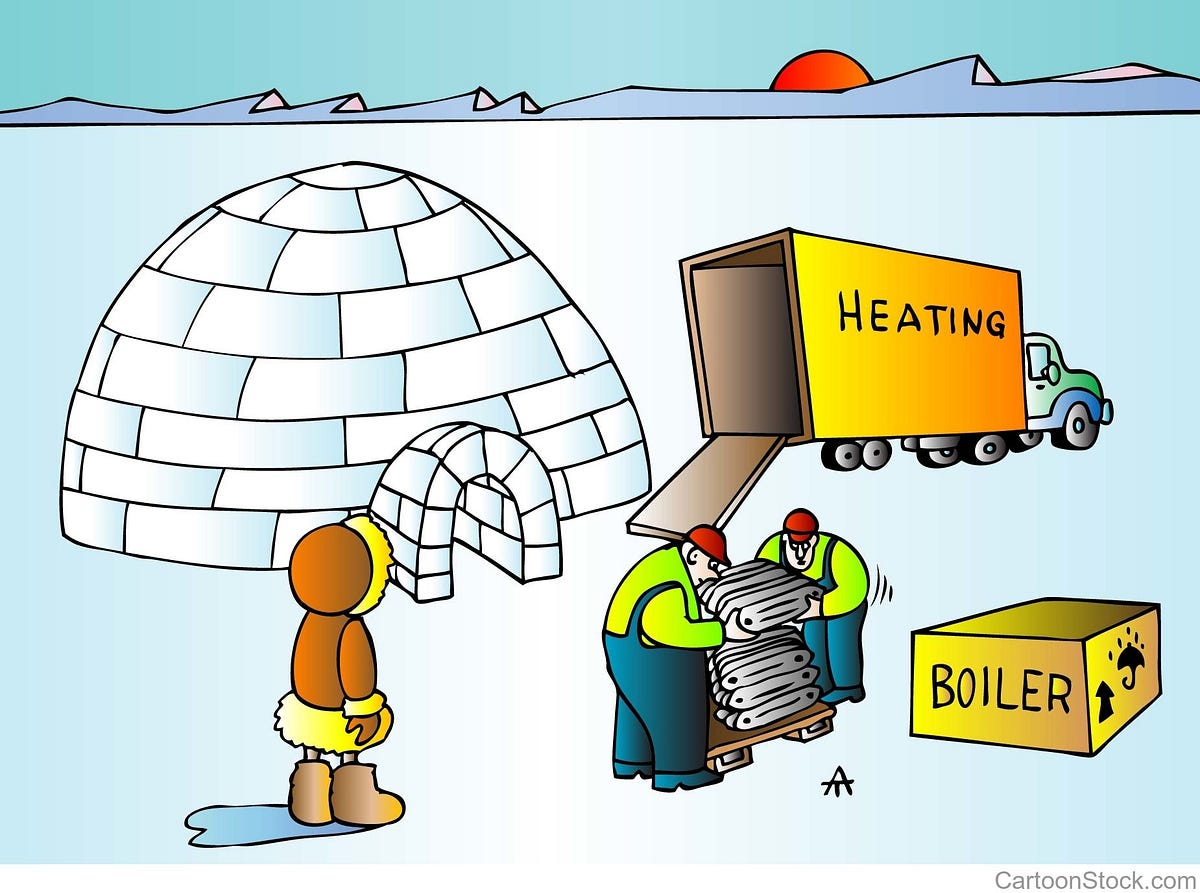 Don’t Sell Ice To The Eskimo’s, Sell Them Water Heaters by Steven Budgen Medium