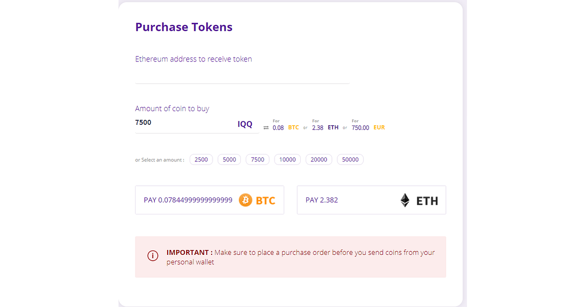 Iqoniq Token Presale How To Get Iqq Tokens Medium