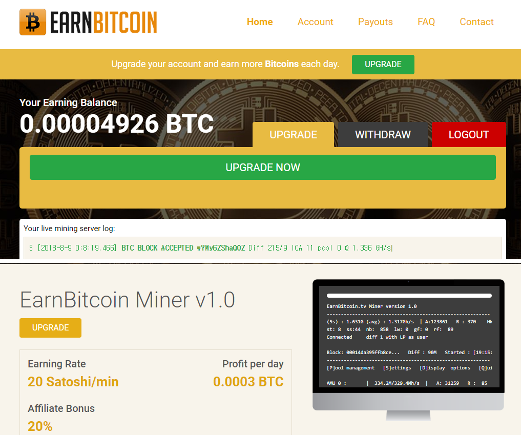 Start Mining For Free Profit Per Day 0 0003 Btc By Rakhunan Medium