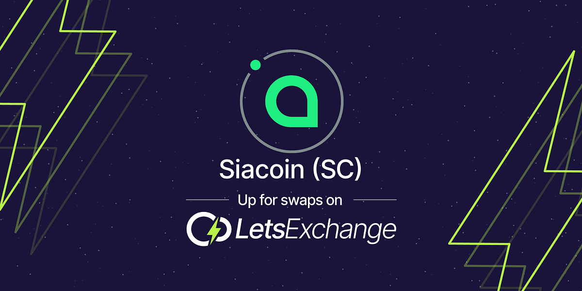 Meet Siacoin, available for instant swaps on LetsExchange - LetsExchange