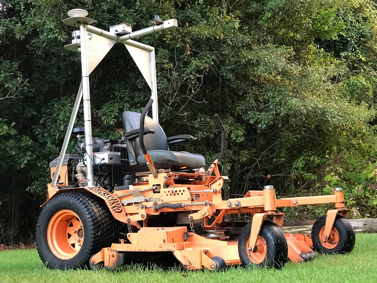 Deep South Robotics Designs Self Driving Mower Using A Scag Turf Tiger 