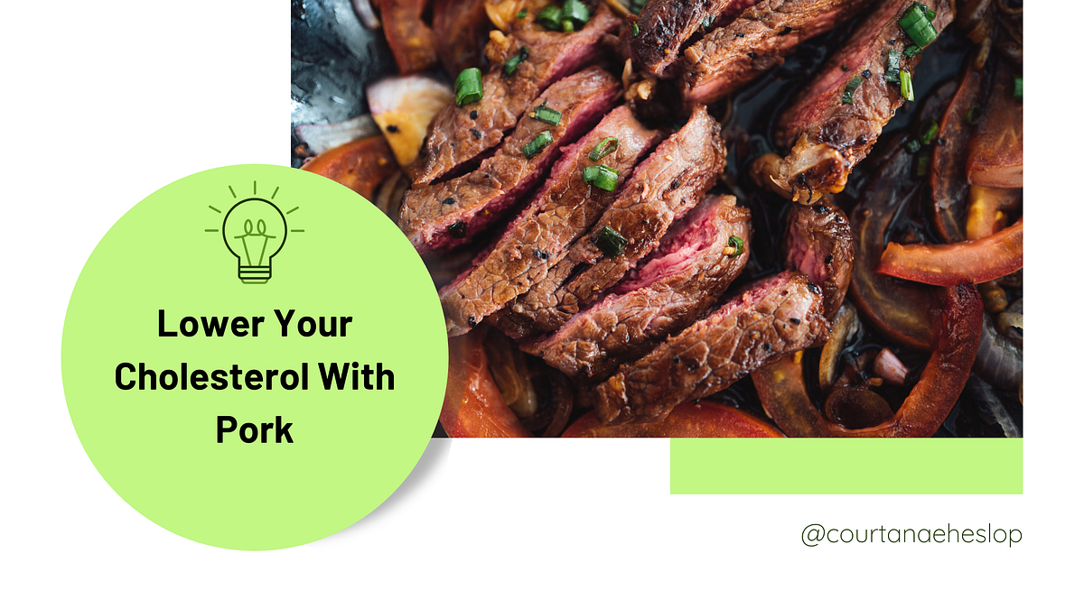 Lower Your Cholesterol With Pork. Is it true that pork is good for your