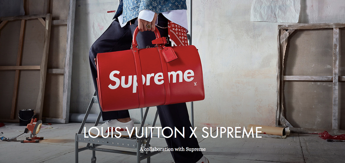 Supreme x Louis Vuitton : The influence of Supreme in the resurgence of  legacy logos. | by Maryam Jeffries | Medium