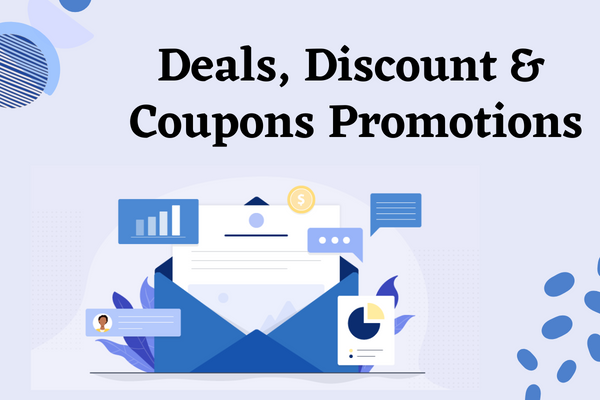 Deals, Discount & Coupons promotion Email Marketing