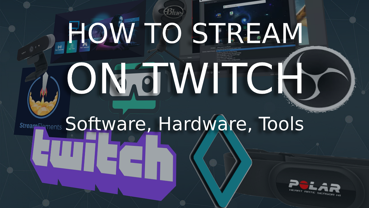 getting started on streaming software for twitch